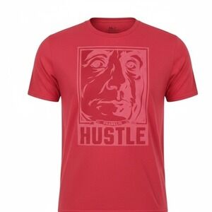 Franklin Hustle Entitee Brand 4XL Red‎ Graphic Print T Shirt Streetwear